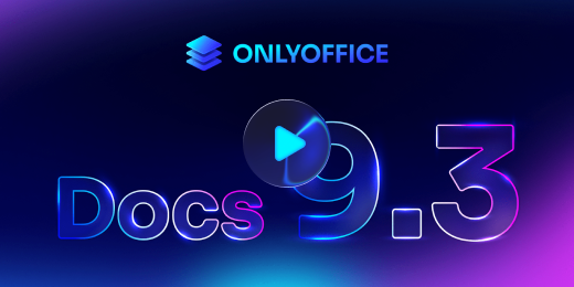 image:: ONLYOFFICE Docs 9.3 Video