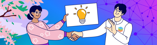 Share your ideas illustration