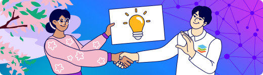 Share your ideas illustration